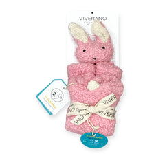 Organic SHERPA Lovey Baby Security Blankets (13 STYLES): OS / Pig (Stone)