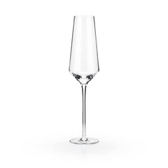 Raye™ Angled Crystal Champagne Flutes - Set of 2 by Viski