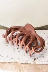 Oversized Hair Claw Clip | Light Brown