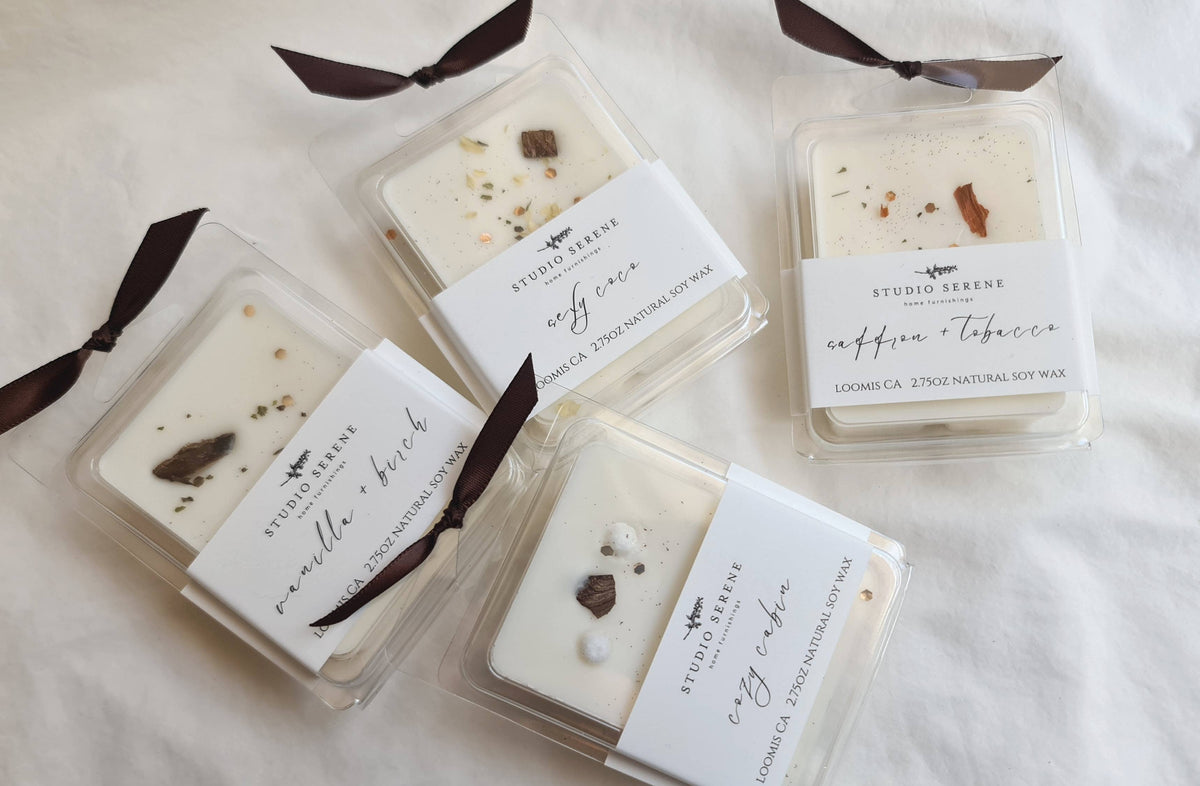 Soy Wax Melts: Saffron + Tobacco