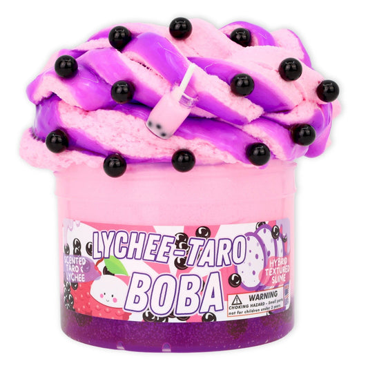 Lychee Taro Boba - Hybrid Textured Slime