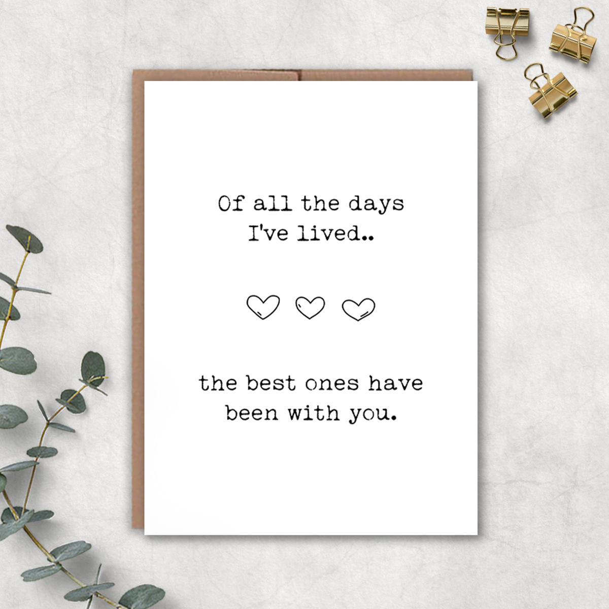 With You Card