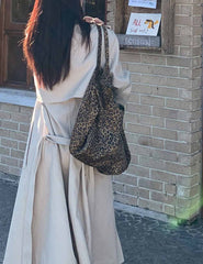Leopard Large Capacity Tote