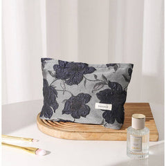Colorful Embroidery Portable Cosmetic Bag/ Small