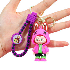 Labubu Silicone Keychain With Various Character Designs: Style 4