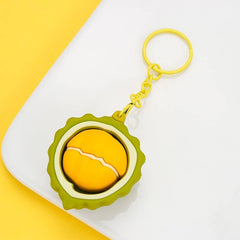 3D Fruit Tart Fidget Keychains | 40KC184: Avocado