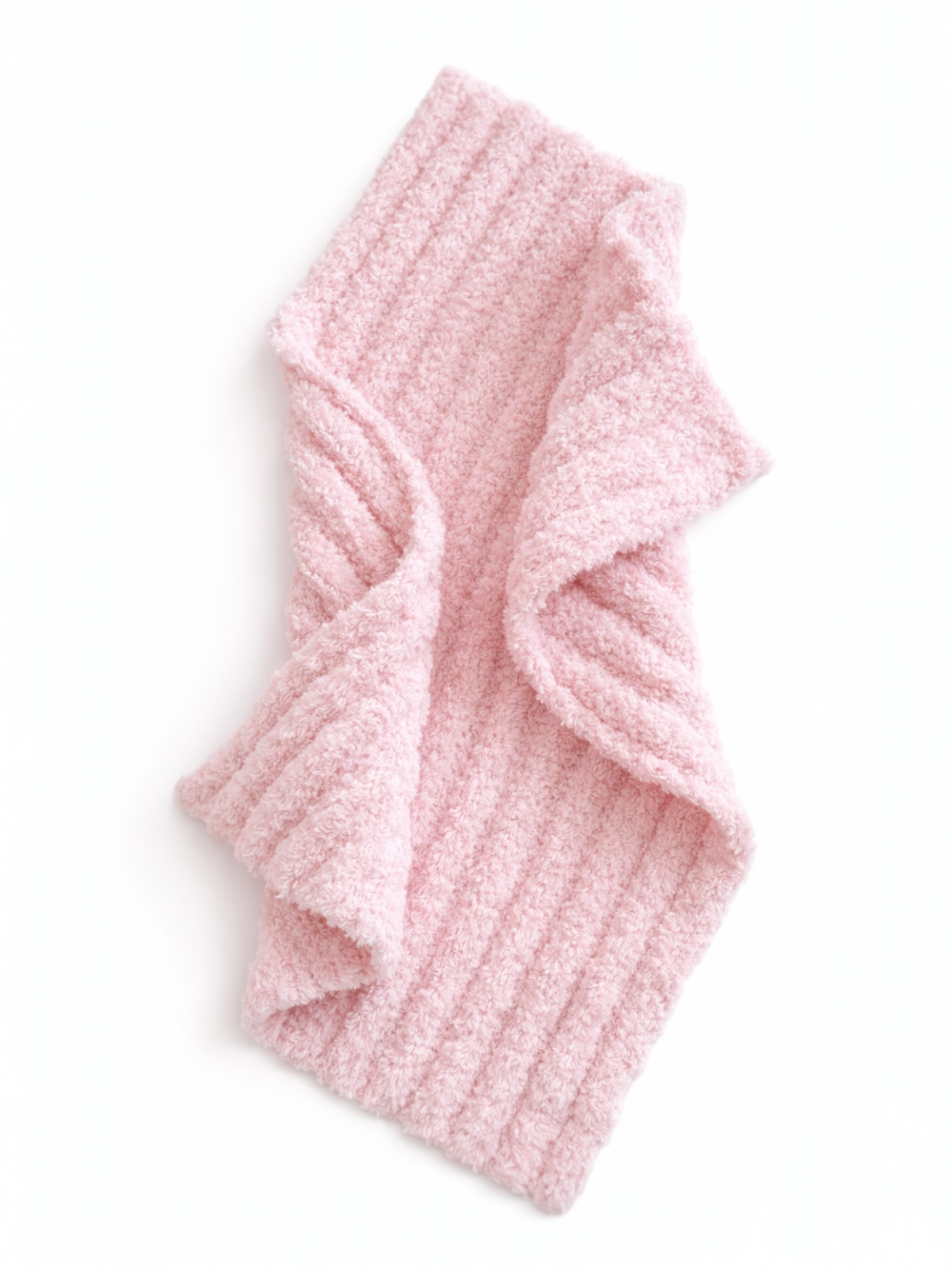 Phufy® Bliss Wave Mini Blanket, Baby Pink