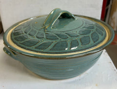 Ceramic Casserole: Turquoise
