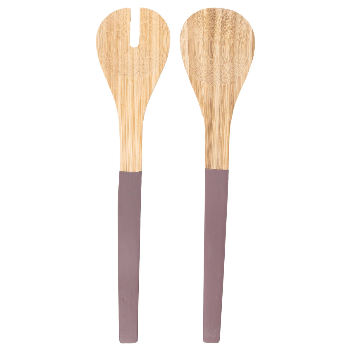 Lavender Bamboo Wood Serving Set