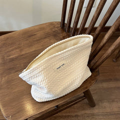 Solid Color Makeup Bag: Coffee