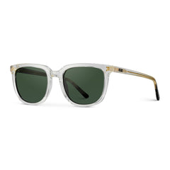 Abner - Unisex Polarized Square Sunglasses: Black / Triple Black Lens