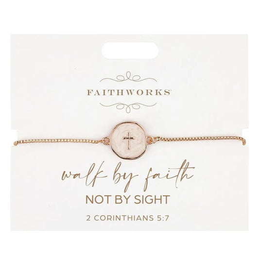 Walk by Faith not by Sight Bracelet