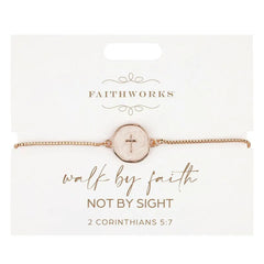 Walk by Faith not by Sight Bracelet