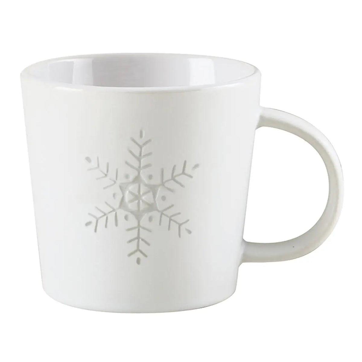 Face To Face Ceramic Coffee Mug - Snowflake