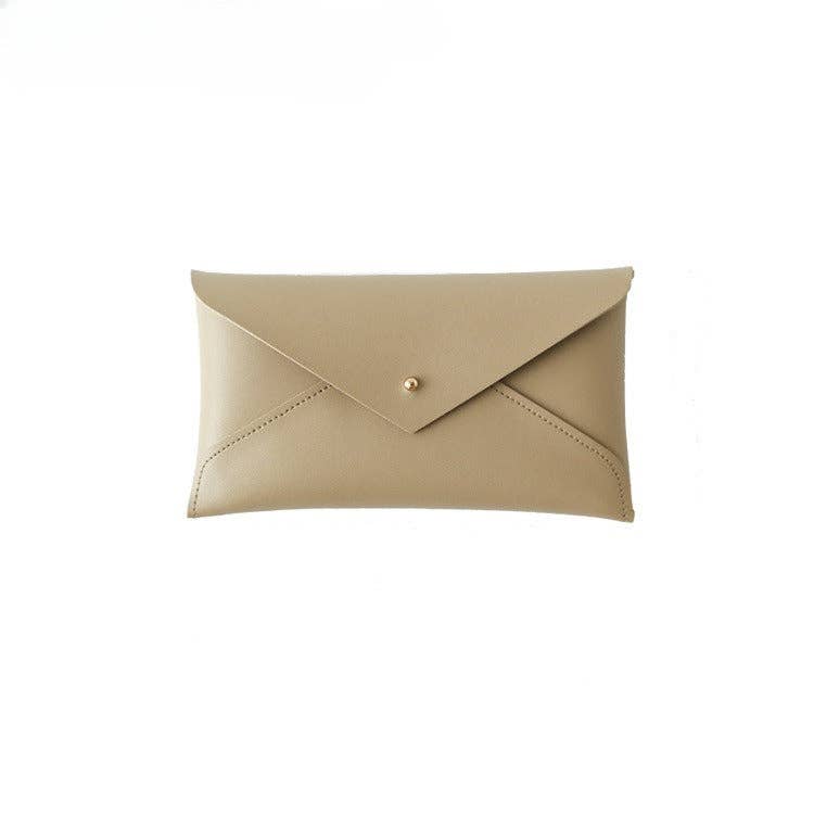 Minimalist Portable Solid Color Eyeglasses Case DP25B926: Apricot