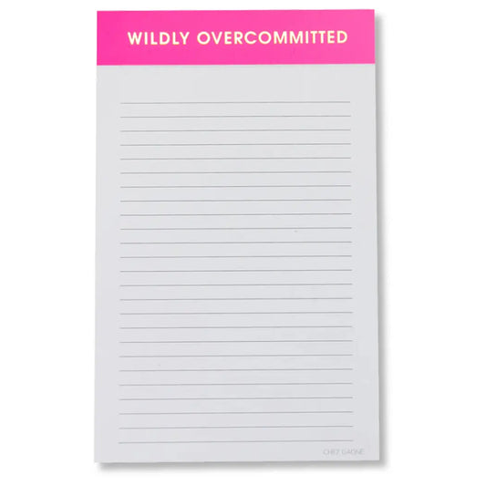 Wildly Overcommitted Notepad - 65 Sheets