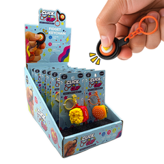 Click N' Clip Foods Fidget Clicker Keychain