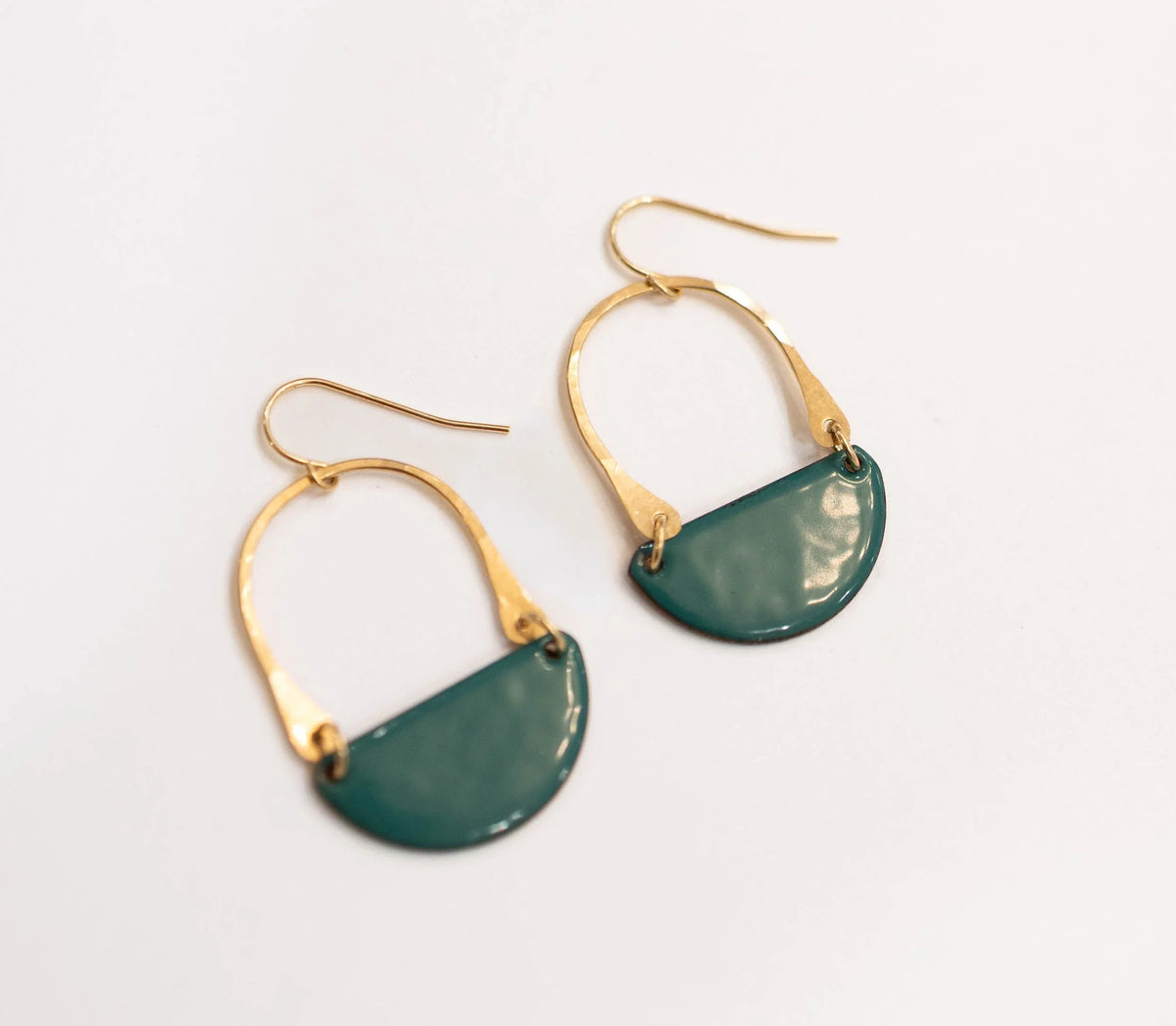 Avery Hoops 2.5" in Victoria Red - 14K Gold Filled