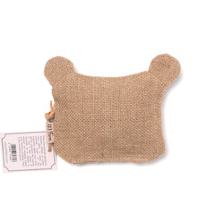 Lavender Bear Sachet – Scented Sachet, 2 Colors, 3.75"x 3": Burlap