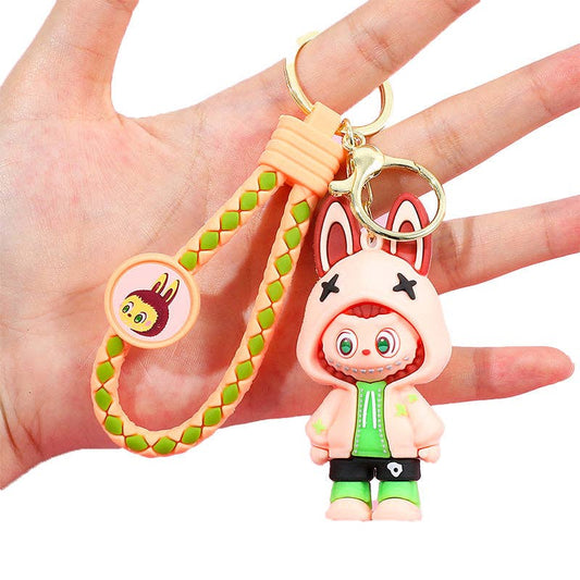 Labubu Silicone Keychain With Various Character Designs: Style 3