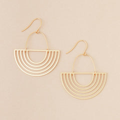 Refined Earring Collection - Solar Rays/Gold