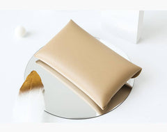 Minimalist Portable Solid Color Eyeglasses Case DP25B926: Apricot