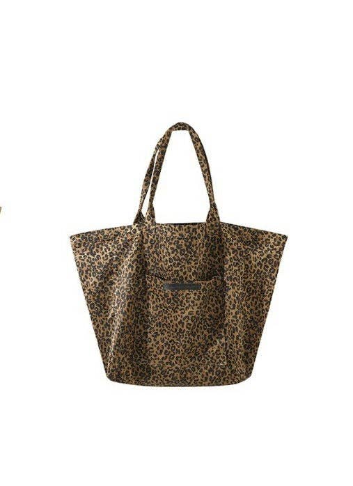 Leopard Large Capacity Tote