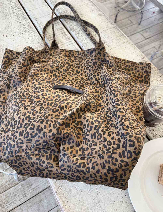 Leopard Large Capacity Tote