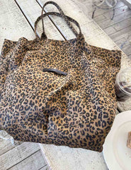 Leopard Large Capacity Tote