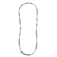 Ceramic Bead Wrap Bracelet/Necklace - Hope/Rainbow