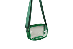 See Thru Cross Body Handbag: Navy