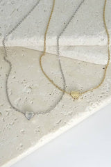 Classic Mini Heart Necklace  | Silver