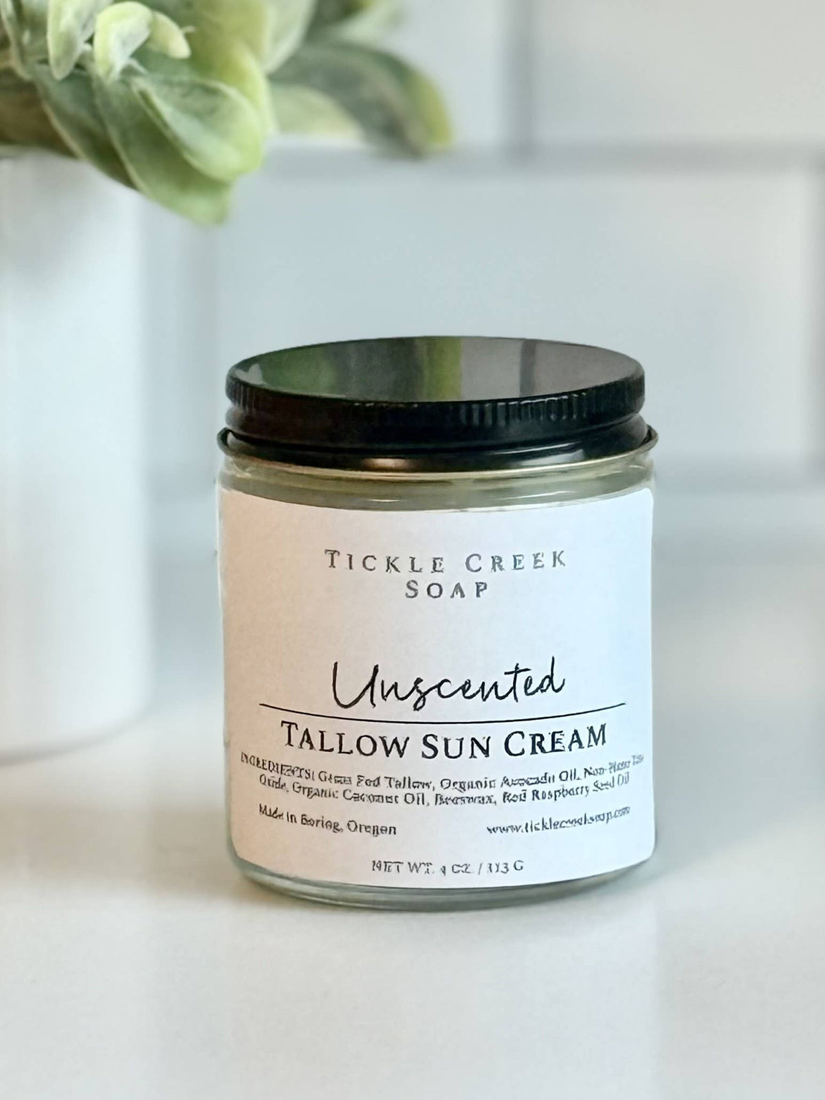 Tallow Sun Cream (Natural Mineral Sunscreen)