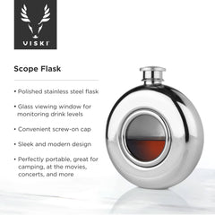 Irving™ Stainless Steel and Glass Scope Flask