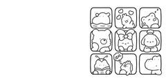 Cozy Friends Coloring Book