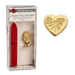 Florentine Brass Stamp Wax Seal Kits: Compass