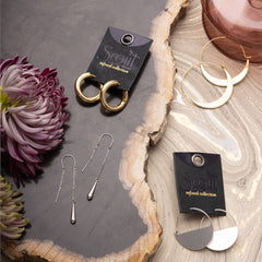 Refined Earring Collection - Med Stellar Hoop/Gold Vermeil