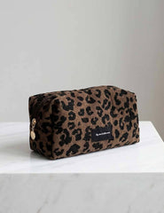 Leopard Print Cosmetic Bag: Leopard