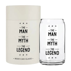 Beer Glass - The Man, Myth, Legend