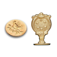 Florentine Brass Wax Seal Stampers: Song Bird