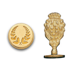 Florentine Brass Wax Seal Stampers: Heart Shape