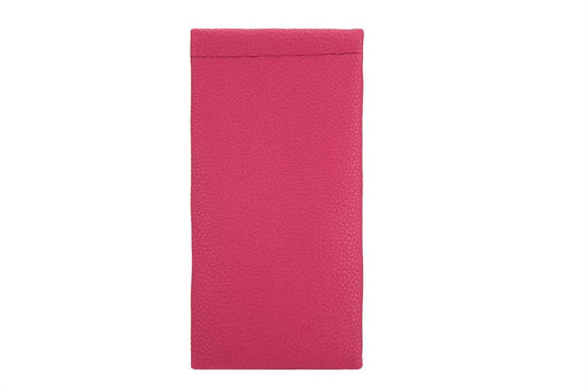 Leather Eye Glass Pouch: Black