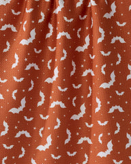 Batty Night Tea Towel: Orange