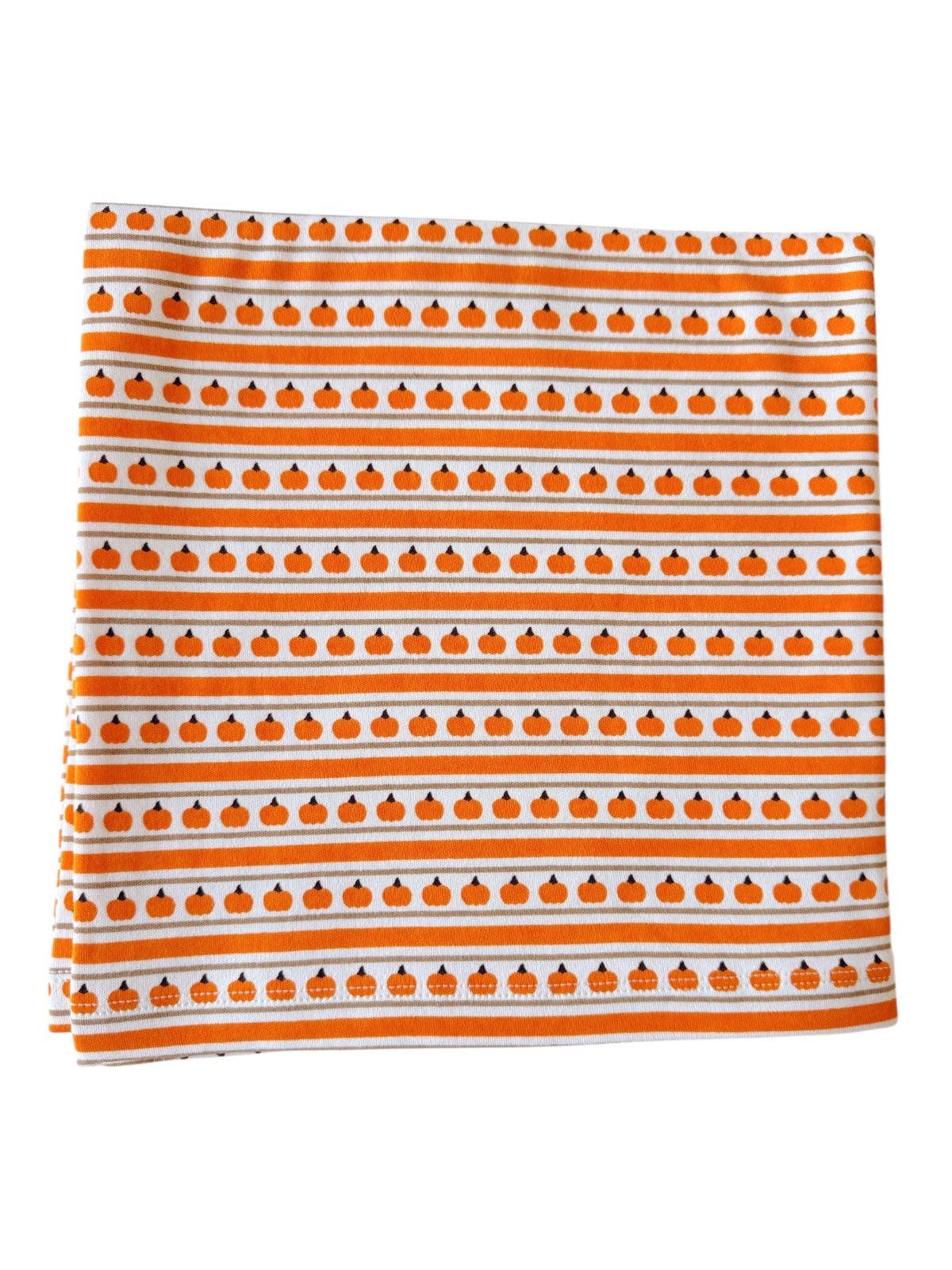 Pumpkin Stripe / Organic Swaddle