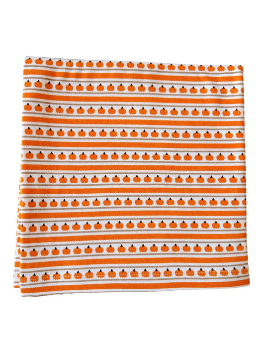 Pumpkin Stripe / Organic Swaddle