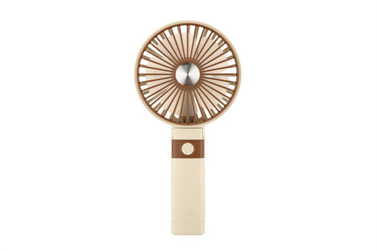 Stylish Two Toned  Theme Handheld Personal Fan: Bronze