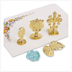 Florentine Brass Wax Seal Stampers: Song Bird