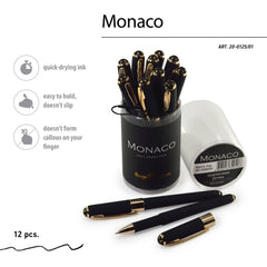 Monaco Collection Black Ballpoint Pen