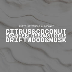 5.5 oz Wax Melts: White Driftwood & Coconut