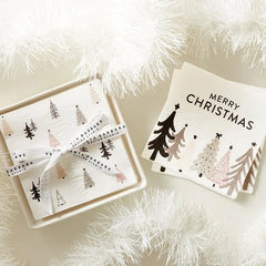 Cocktail Napkins - Merry Christmas Trees